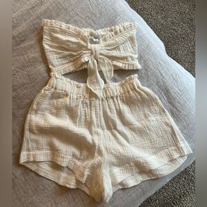 Monte White Two Piece Set